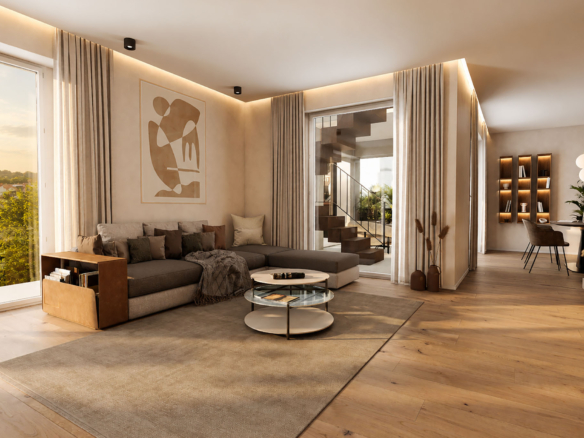 Attico con terrazzo solarium di nuova costruzione