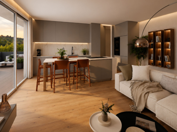 Trilocale con terrazzo e solarium di nuova costruzione