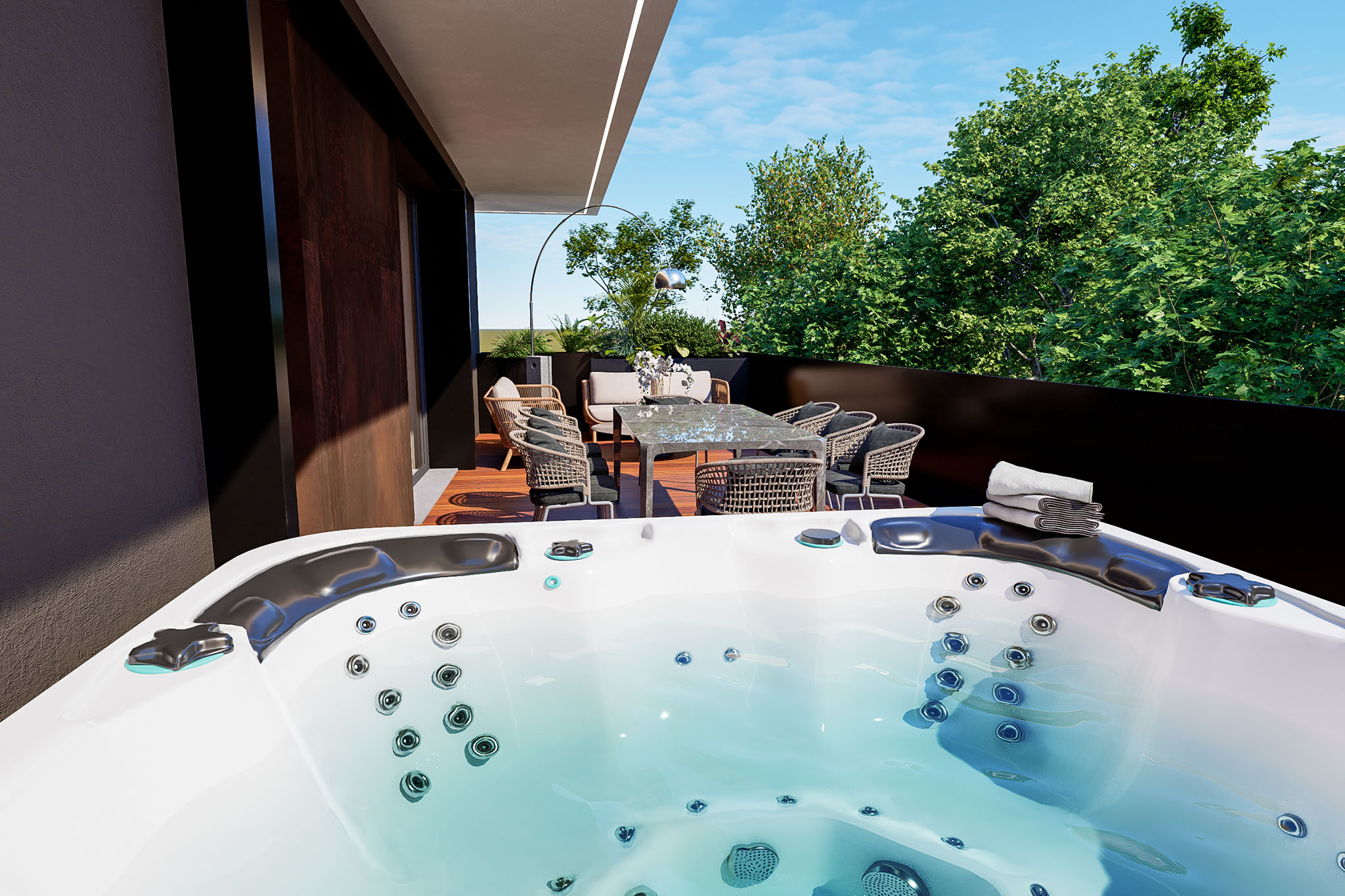 05_terr02 Trilocale con terrazzo e solarium di nuova costruzione