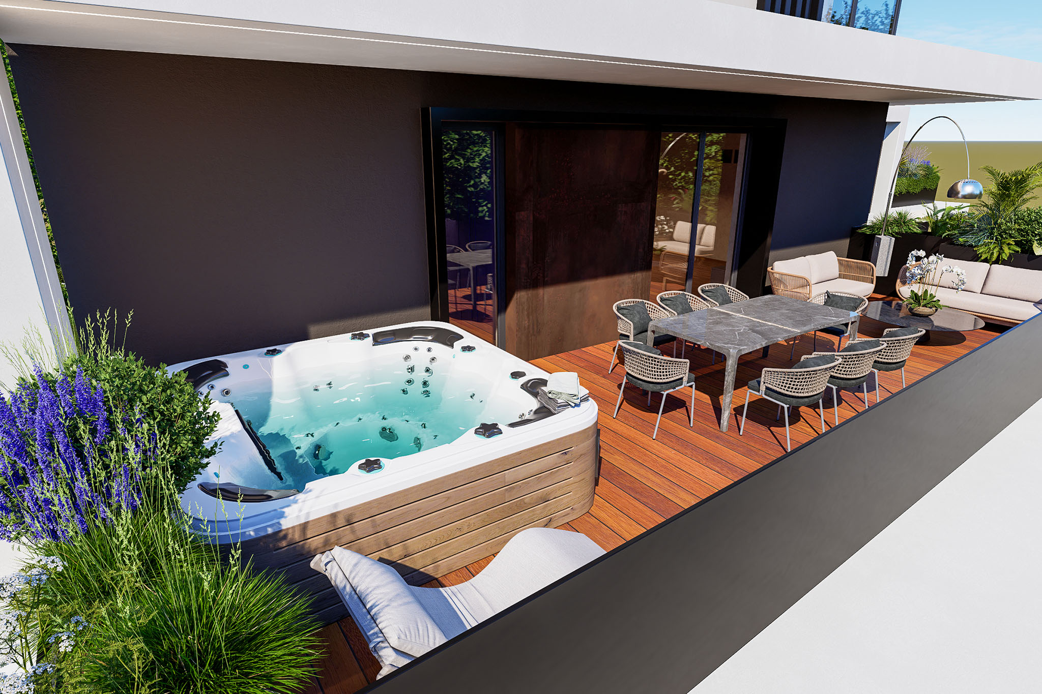 06_terr03 Trilocale con terrazzo e solarium di nuova costruzione