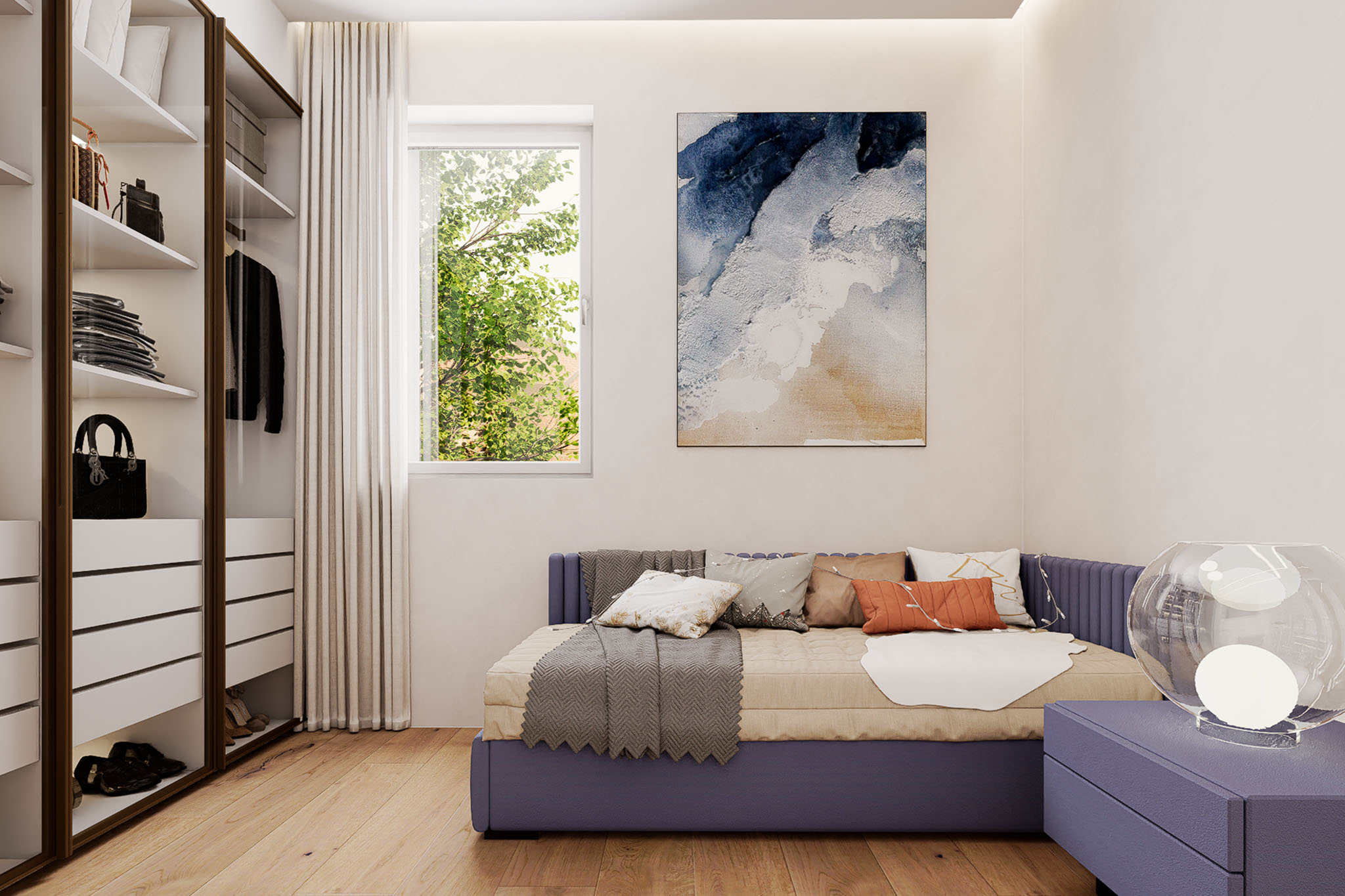 Trilocale con balcone coperto di nuova costruzione