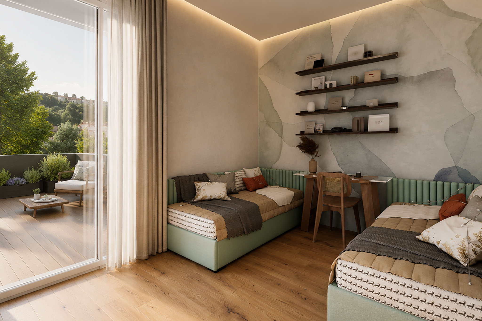 12_cs01 Trilocale con terrazzo e solarium di nuova costruzione