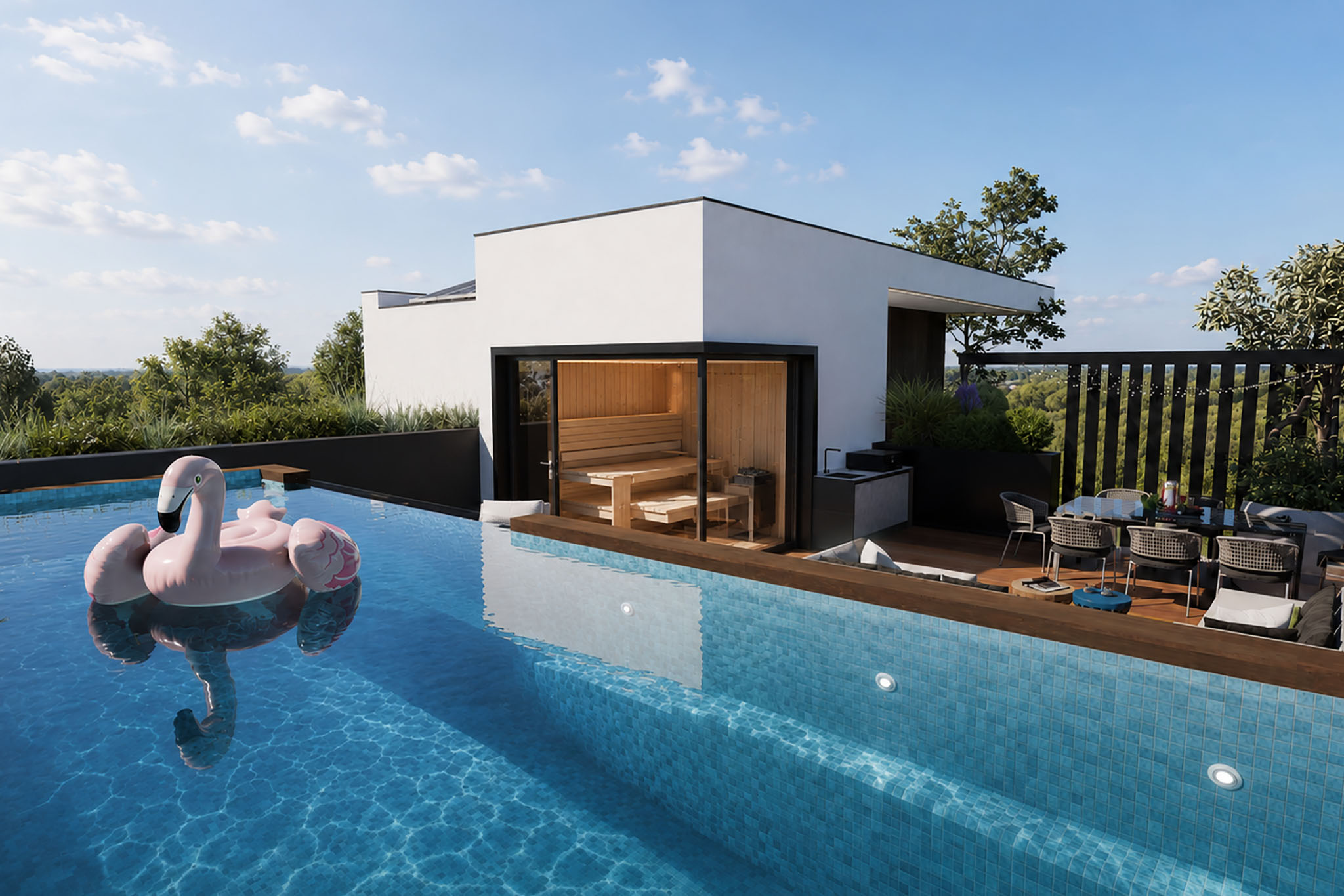 16_terr01 Attico con terrazzo solarium di nuova costruzione