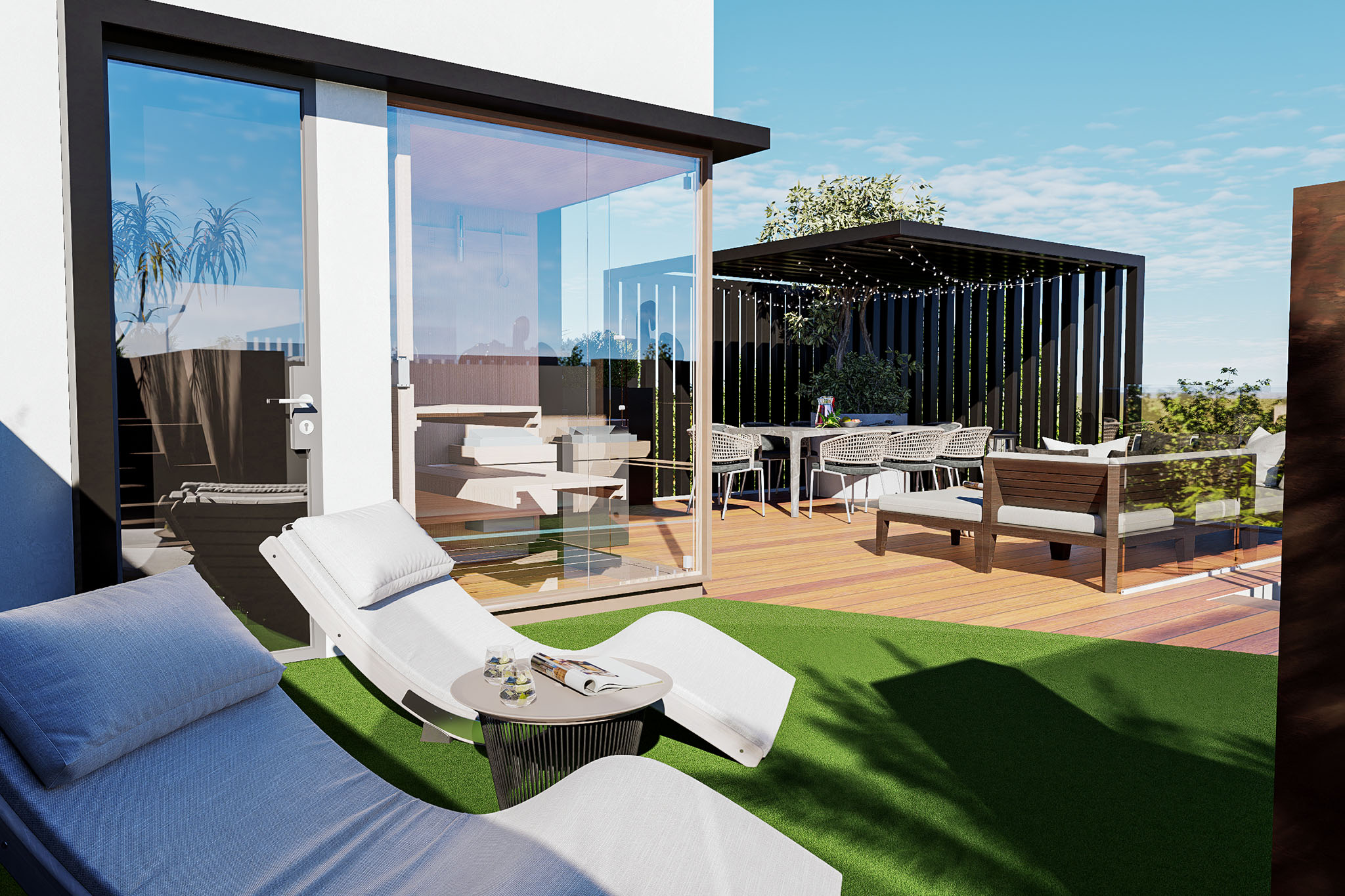 20_terr05 Attico con terrazzo solarium di nuova costruzione