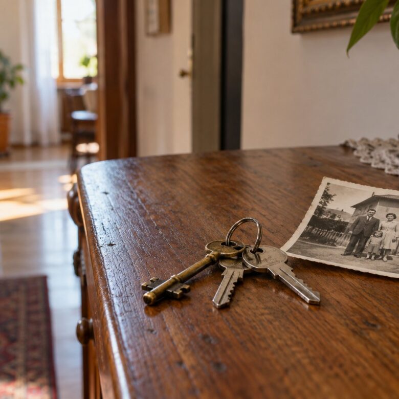 Casa ereditata e pertinenza dimenticata nella successione: come rimediare prima della vendita